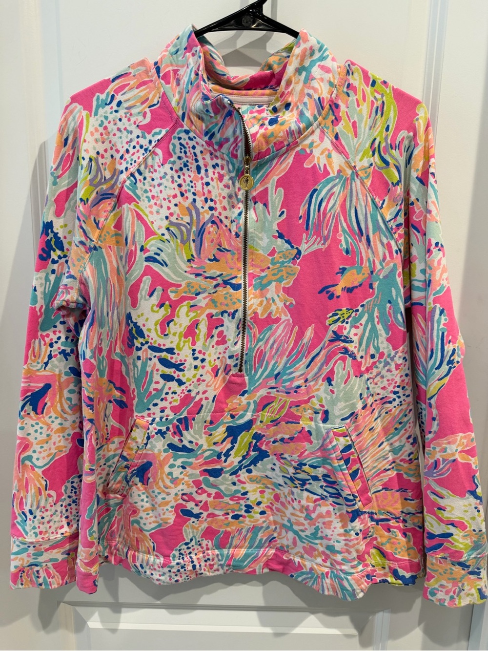 Lilly Pulitzer Multicolor Pink Tropical Pullover